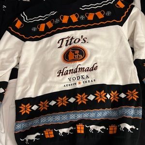 Tito’s Handmade vodka sweater